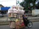 Typical motorcycle load