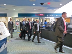 1 9 April 13 - LL - Arrive - Elder Blackburn leading the way