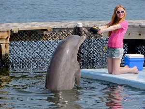 11 4april13 - Dolphin - Dolphin and girl