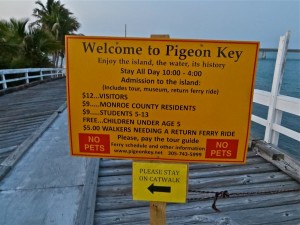 4april13 - Pigeon Key Sign - 7 Mile