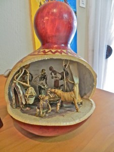 Souvenirs - gourd nativity