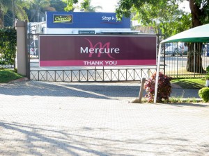 15June15 -Kruger Trip - Mercure Hotel Sign